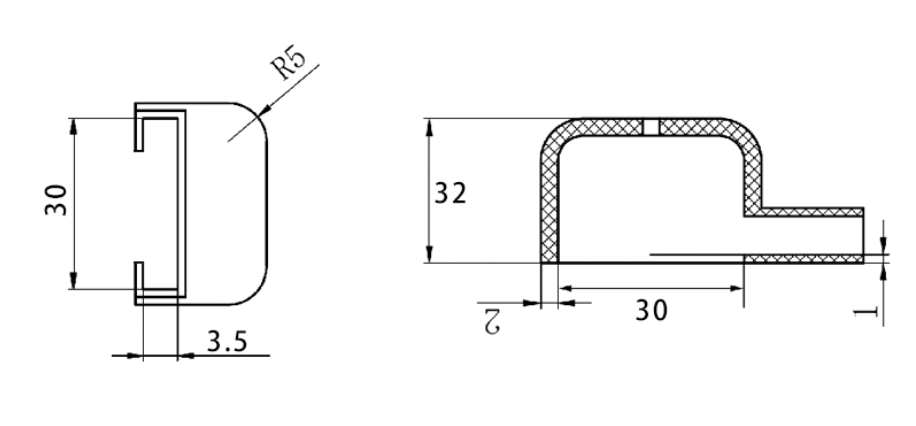 rhi plastic caps and copper busbar