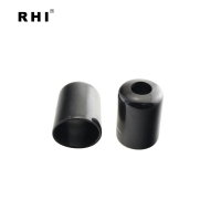 Soft rubber hose end caps